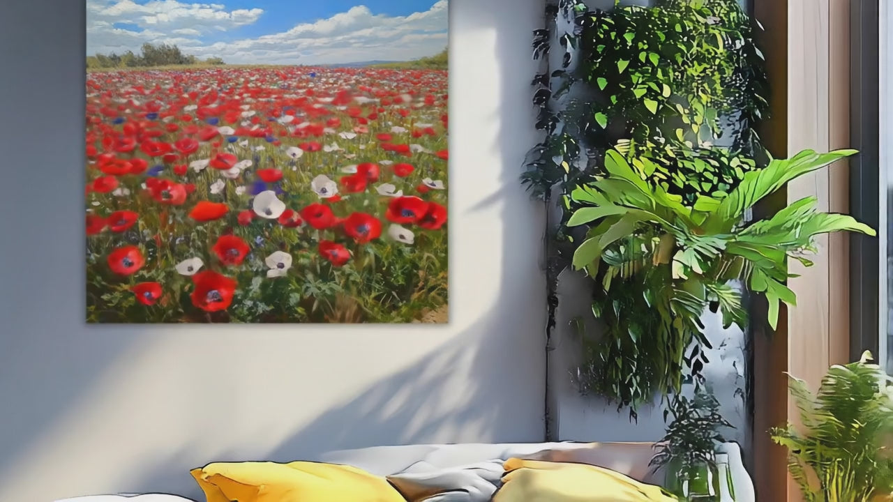 Creating a visualization of the art in your home.