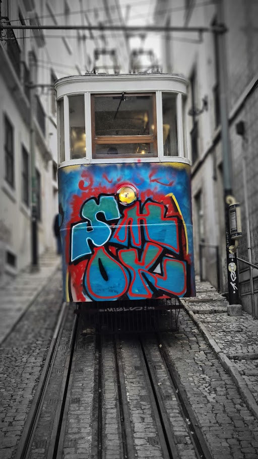 Graffiti Tram Alley